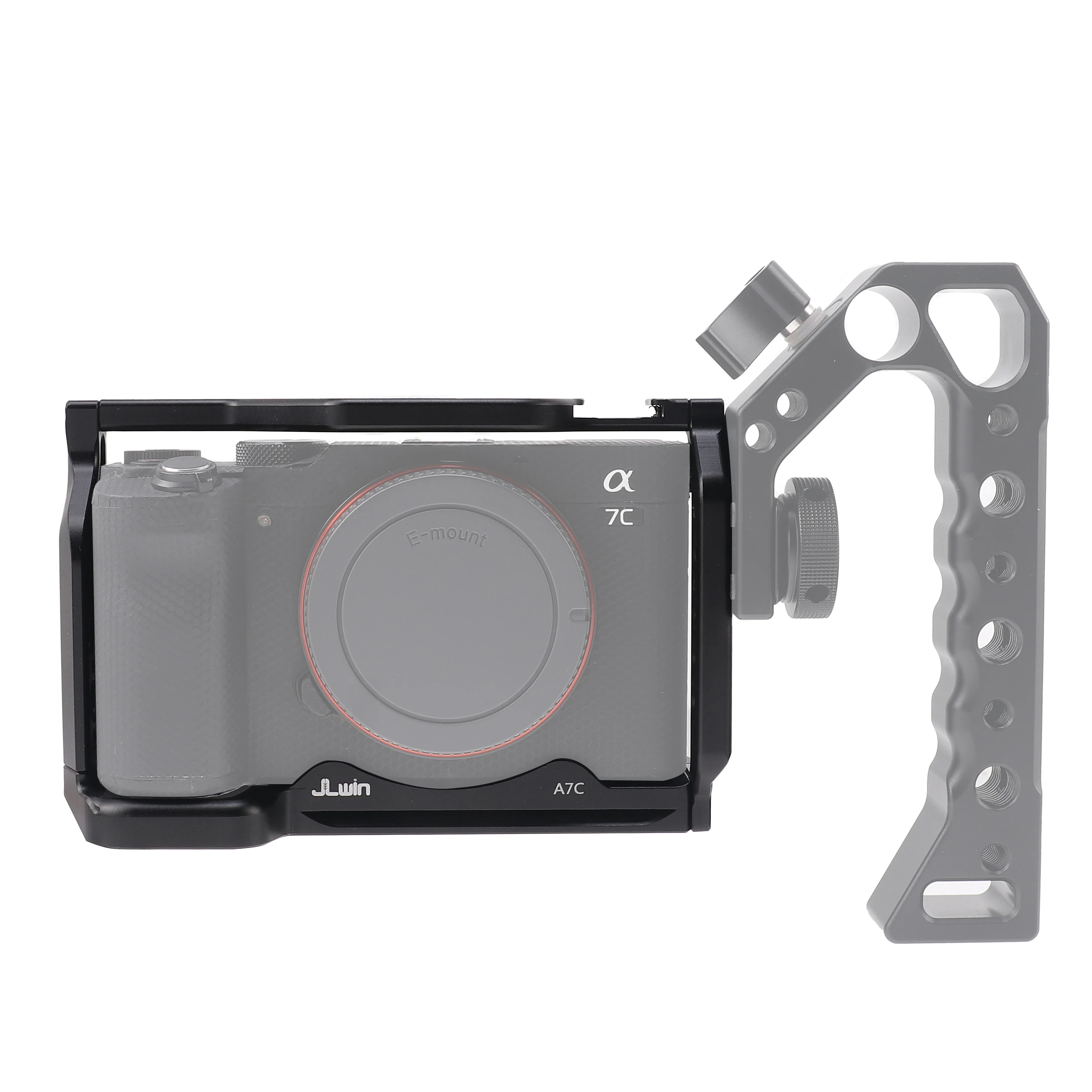 RaidNeo A7C gabbia per fotocamera per Sony Alpha 7C Vlog telaio per fotocamera in lega di alluminio gabbia protettiva Rig con foro ARRI per scarpe fredde
