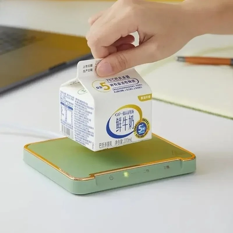 

l For DAEWOO Electric Beverage Warmer 25W Small Cup Warmer Office Desktop Warm Milk Tea Coffee Electric Beverage Heater Cup Mat