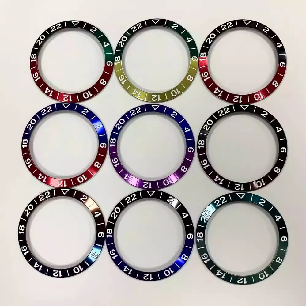 ウォーターゴースト用アルミリング,収納ケース,GMT2-22フォント,38mm,内径38mm, 30.5mm