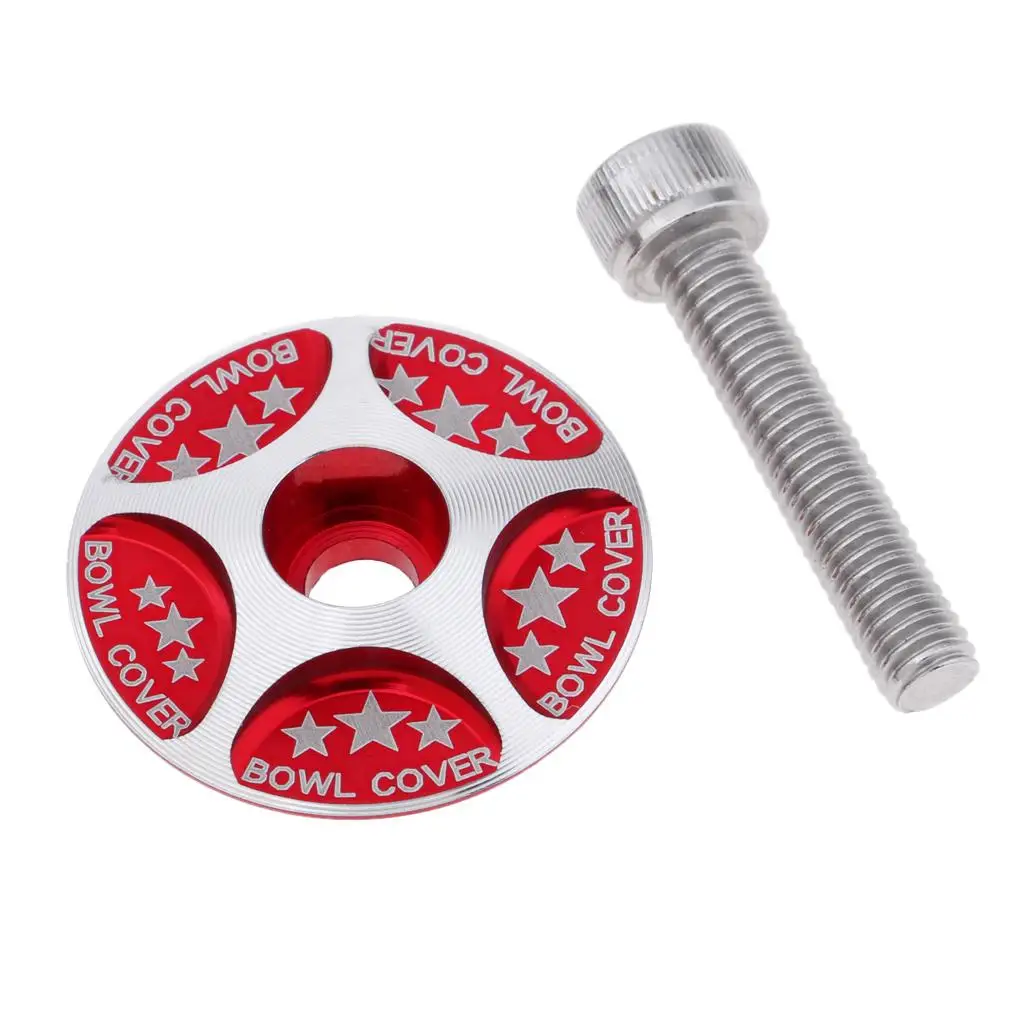 Bike Stem Top Cover Parts Headset Screws for Mountain Road