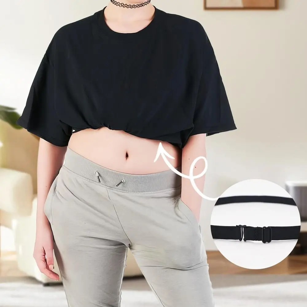for Transform The Way Your Tops Crop Adjustable Band Highly Elasticity Adjustable Crop Tool for Shirt