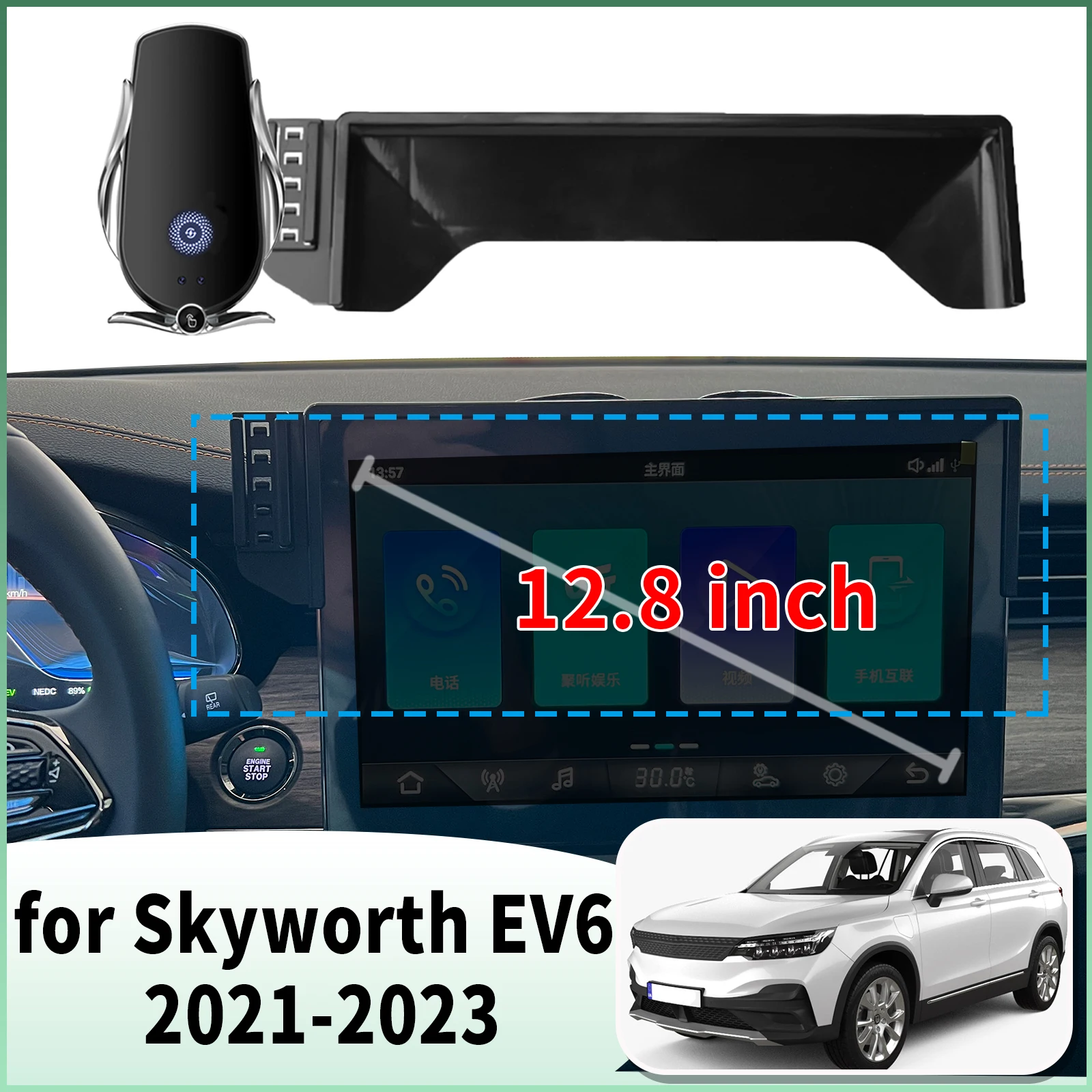 

fit for Skyworth EV6 2021 2022 2023 Specific Dashboard Navigation Phone Holder Mount Design Car​​ accessoires