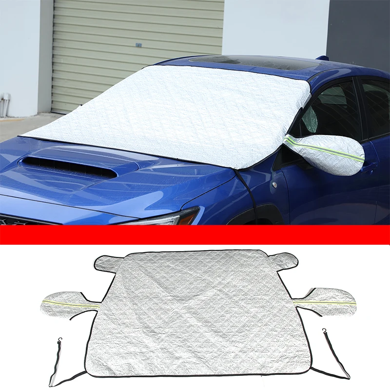 For Subaru WRX 2023 Car Front Windshield Sunshades with Ear Anti-sun Anti-ice Waterproof Sunshade Attraction Outdoor