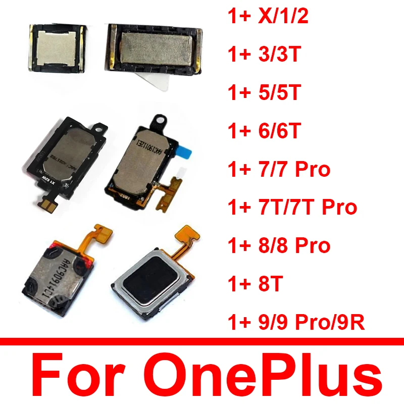 イヤホンスピーカーoneplus 1 + 2 3 2 3 5 6 6t 5t A2005 耳スピーカーサウンドイヤホン耳ピースの交換部品
