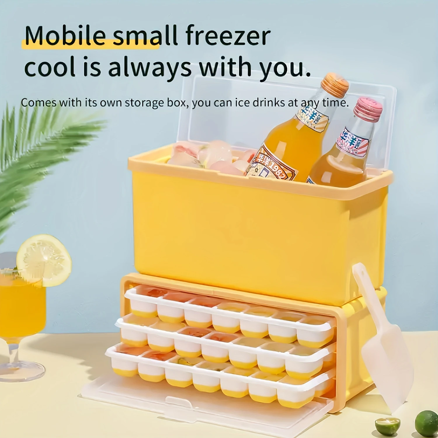 描いて引っ張る多層製氷皿型、冷蔵庫用シリコン製氷皿、カクテルアイスキューブ型、簡単変形型、Ref