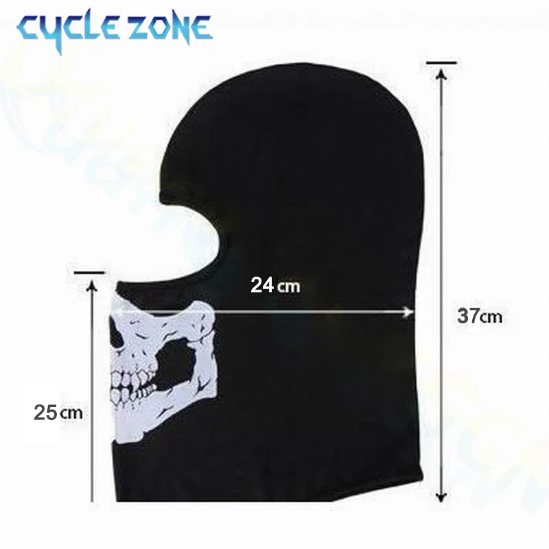 Motorcycle Balaclava Face Mask Bike Full Face Skull Mask Men Hat Ski Cap Anti-UV Windproof Head Neck Warmer Bicycle Helmet Liner
