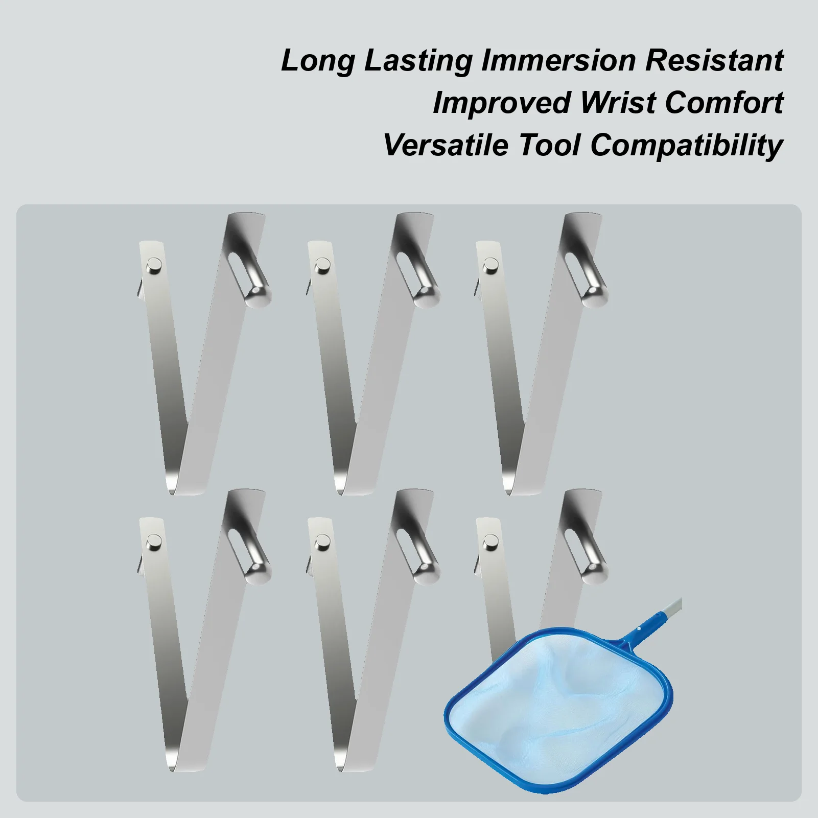 

Зажим-бабочка для бассейна, скиммер для листьев, сетка-бабочка, V-образный зажим, телескопический стержень, запасные части для скиммера с вакуумной головкой
