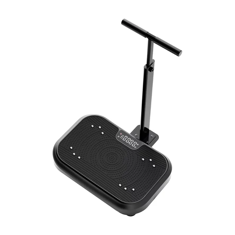 Vibrating Plate with Removable Handle 200W 1-99 Speed Vertical Electromagnetic Vibrator ABS Steel Home Fitness Machine
