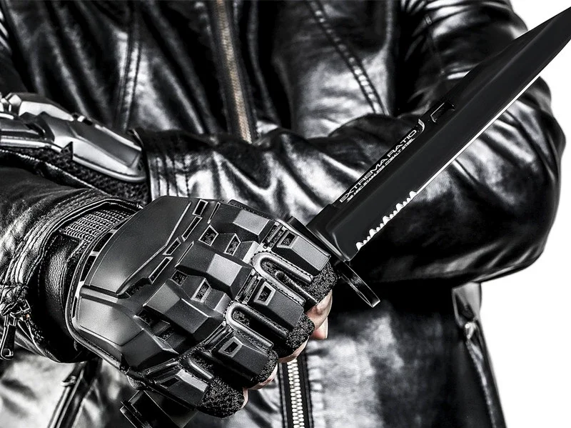 2025 Outdoor Techwear Tactical Half Finger Gloves Multifunction Combat Training Bicycle Sport Motorcycle Gloves