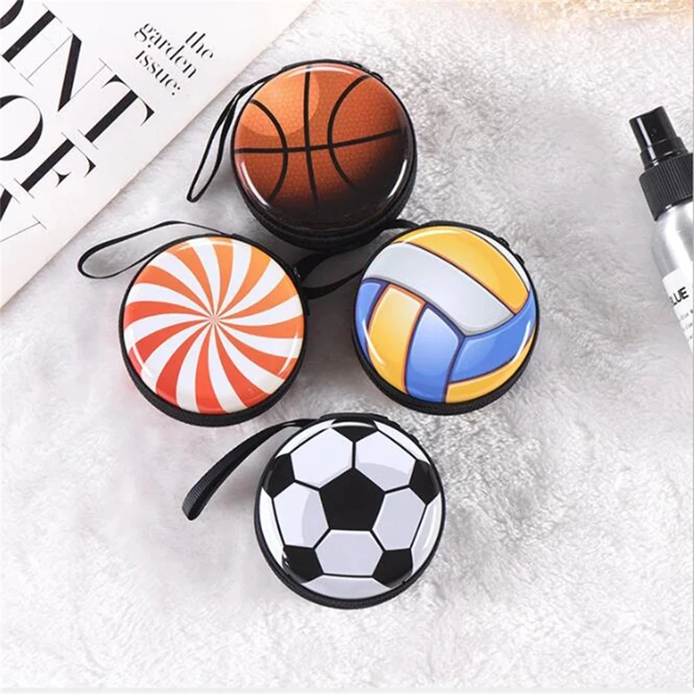 Portable Outdoor Football Wallet Volleyball Coin Purse Headset Bag Running Bag Small Purse