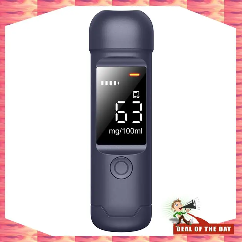 تسليم 24 ساعة جهاز اختبار شرب الكحوليات الصغيرة الرقمية LCD جهاز اختبار شرب الكحول آلة محلل التنفس جيب الكحول