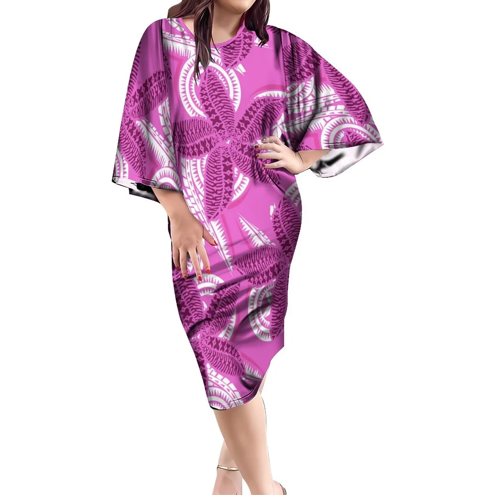 

Bestselling Women'S Dress On-Demand Women'S Polynesian Tribal Print 2023 Summer Party Club Dress Free Shipping