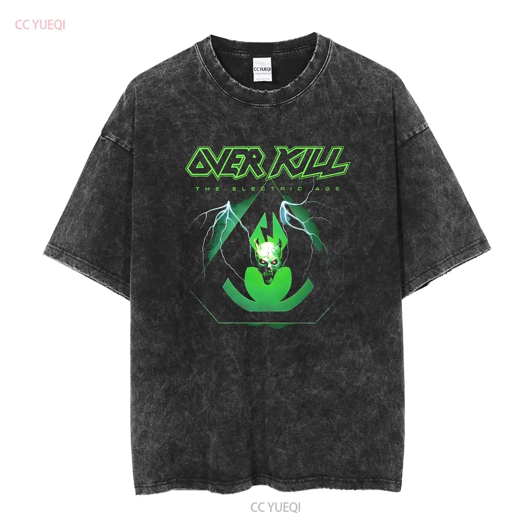 Rare Overkill Band For Fan Black S 2345XL T Shirt BC3328 vintage Washed Versatile Top For Everyday Wear Soft designer clothes