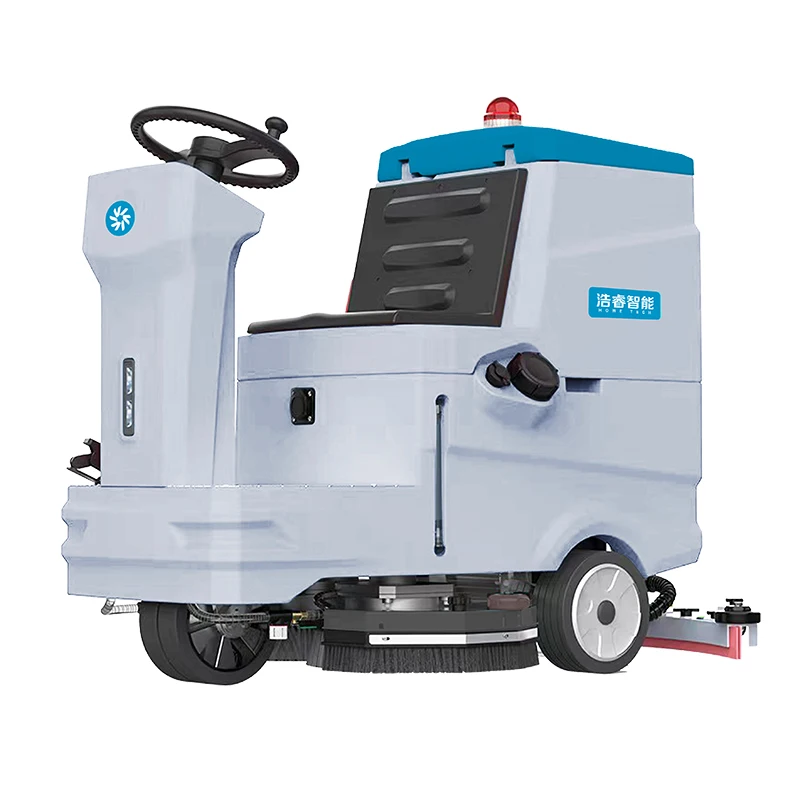 High Power Automatic Floor Cleaning Machine Electric Floor Washer Ride on Floor Scrubber Dryer