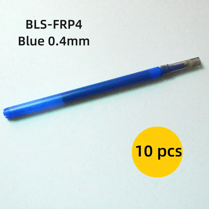 10p Erasable Pen Refills Pilot Erasable Frixion Gel Pen Roller Ball Pen Refill 0.5mm 0.4mm BLS-FR5 BLS-FRP5 BLS-FRP4 black blue