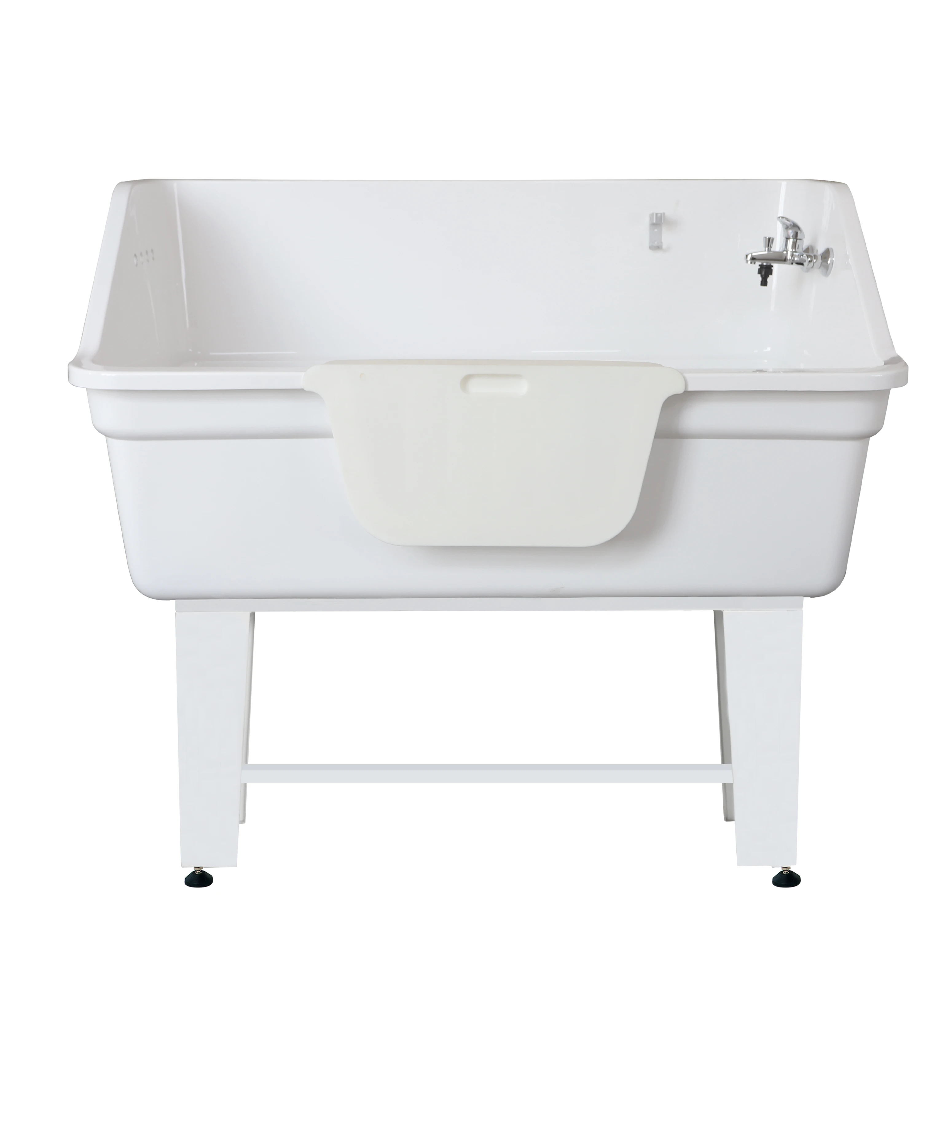 BTF-180 Pet Massage Tub Fiberglass Pet Bathtub Freestanding Dog Bathing Tub Grooming Bath