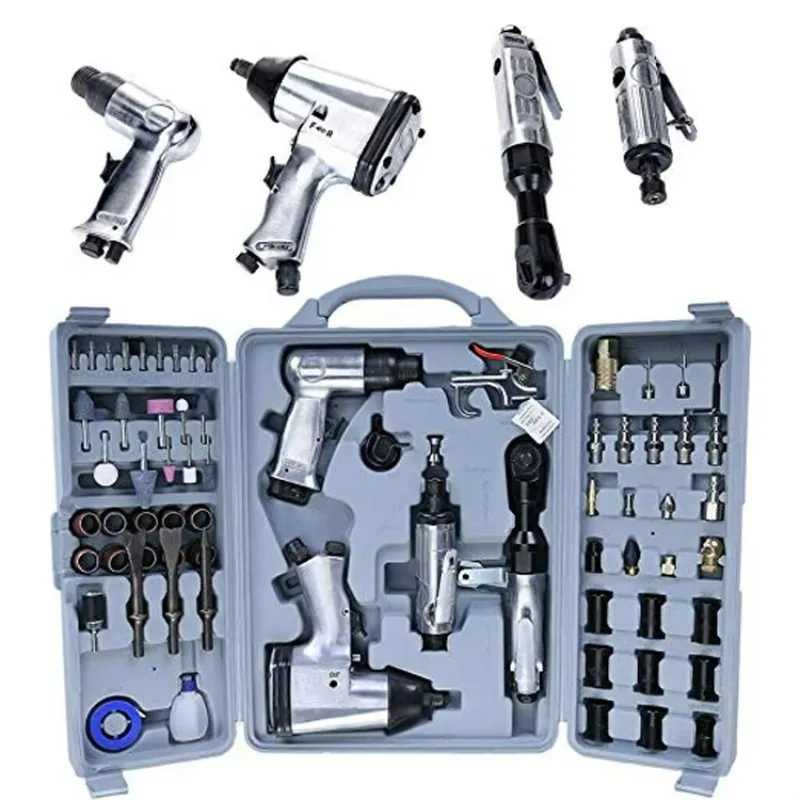 

71 Pcs Air Tool Set Air Impact Wrench and Accessories Kit With Storage Case