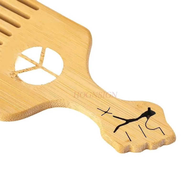 Comb Hair Beard Wooden Men Afro Wood Women Curly Styling Tools Tooth Black Grooming Oil Natural Parting Combs