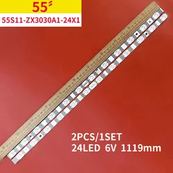 Taśma podświetlająca LED 24LED do TCL 55P635 55S450G 55S11 55S11-ZX3030A1-24X1 55HR330M24A0