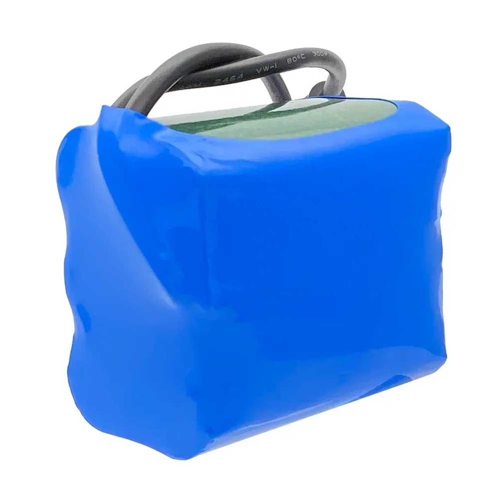 12.6V 4000mAh Li-ion Battery Pack Full Capacity with BMS & Charger, Safe 18650 Rechargeable Battery for DIY, E-bike, Solar Light