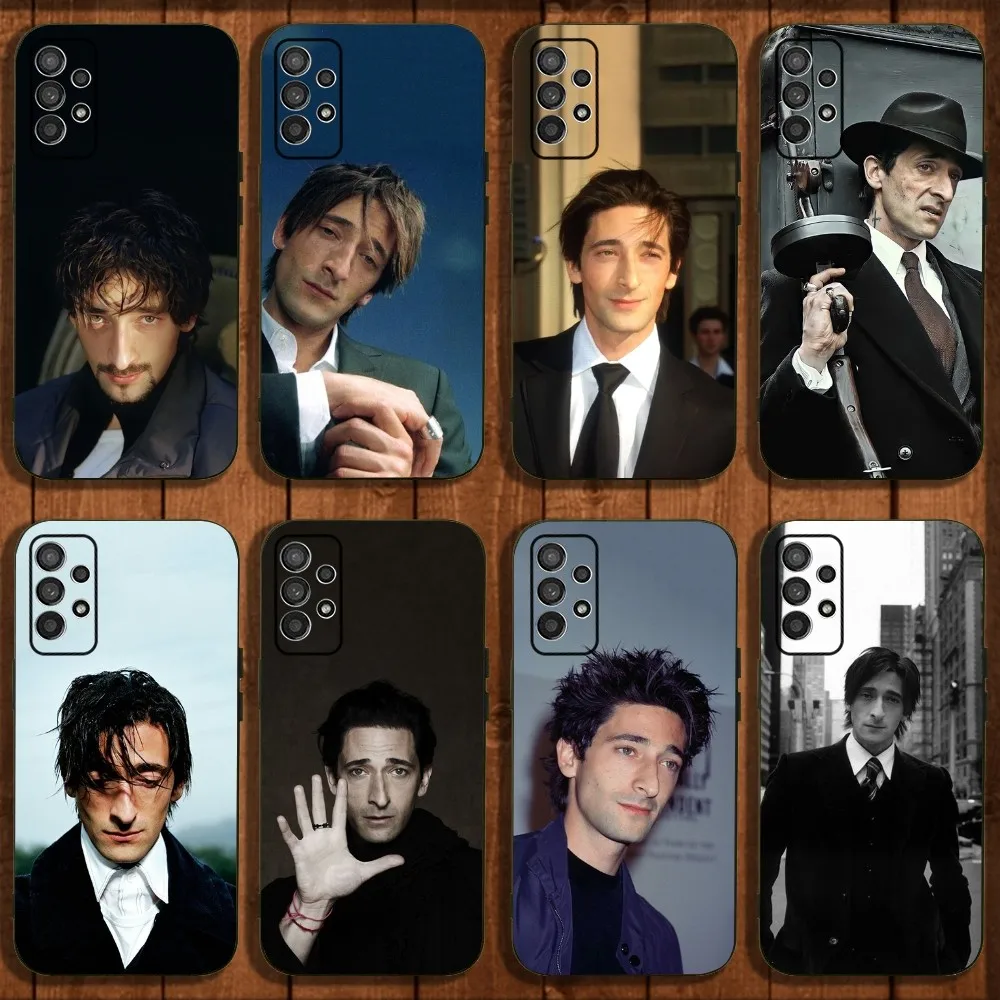 

A-Adrien B-Brody Actor Phone Case For Samsung Galaxy A13,A21s,A22,A31,A32,A52,A53,A71,A80,A91 Soft Black Cover