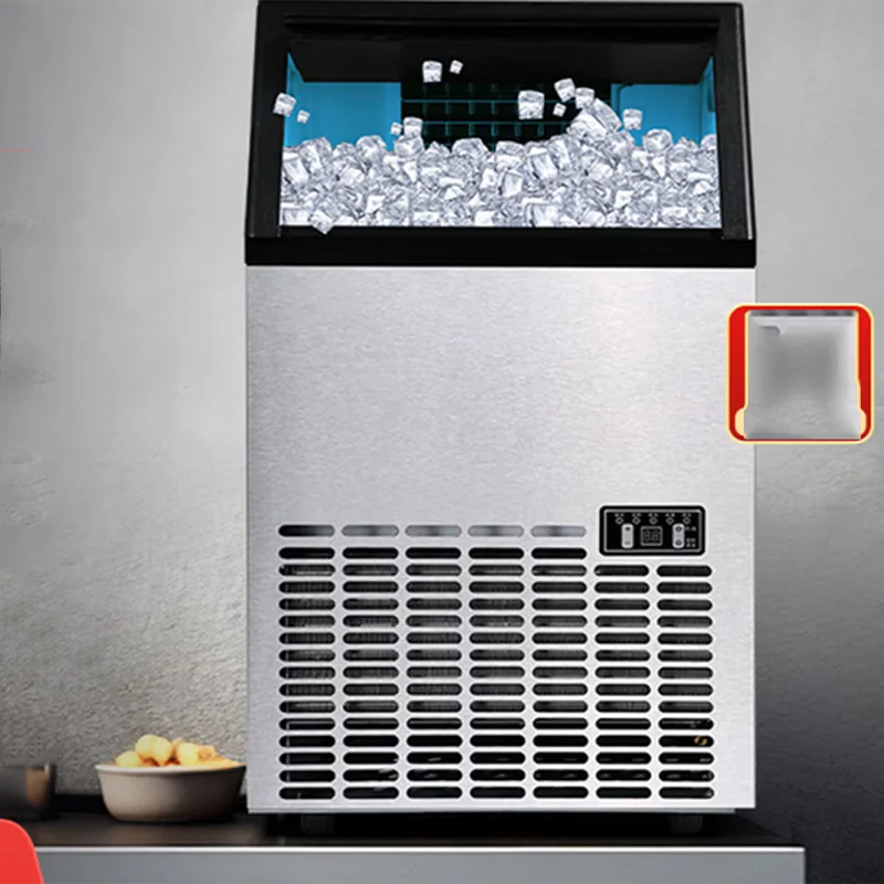 

Factory Price Electric Stainless Steel Square Commercial Fully Automatic Cube Machine for Ice Shops Hotels