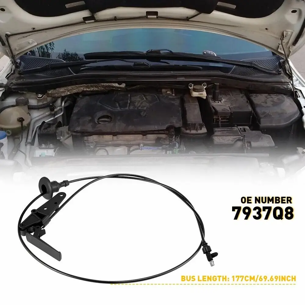 

Front Bonnet Release Cable With Latch For Peugeot Partner Citroen Berlingo 2008-2019 7937Q8 Car Engine Accessories Parts
