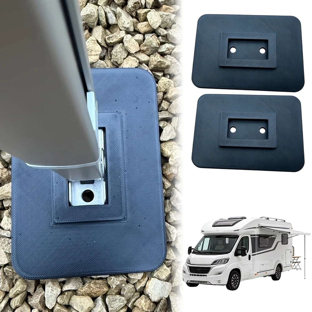 2Pcs RV Leveling Blocks For RV Awning Legs For Outdoor Camping Boats Beaches RV Accessories 14x10x1.2cm