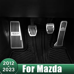 Car Accelerator Footrest Pedal Brake Clutch Pads Case For Mazda 2 3 6 Dome BM GJ GL CX-5 CX5 KE KF CX3 CX7 CX8 CX9 Axela ATenza