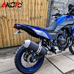 Soporte para matrícula para YAMAHA Tenere 700 XTZ700/RALLY T7 2019-2023, guardabarros limpio trasero para motocicleta, eliminador de luz LED