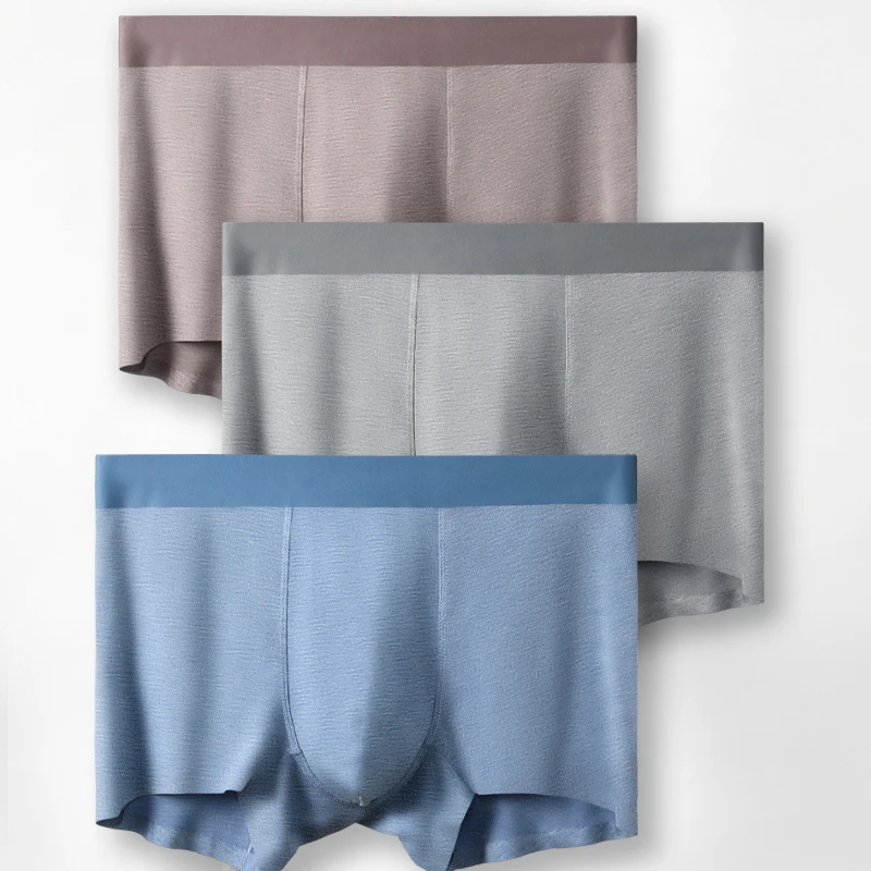 

3PCS men's cotton summer, thin boxer bottoms, men's boxer toe