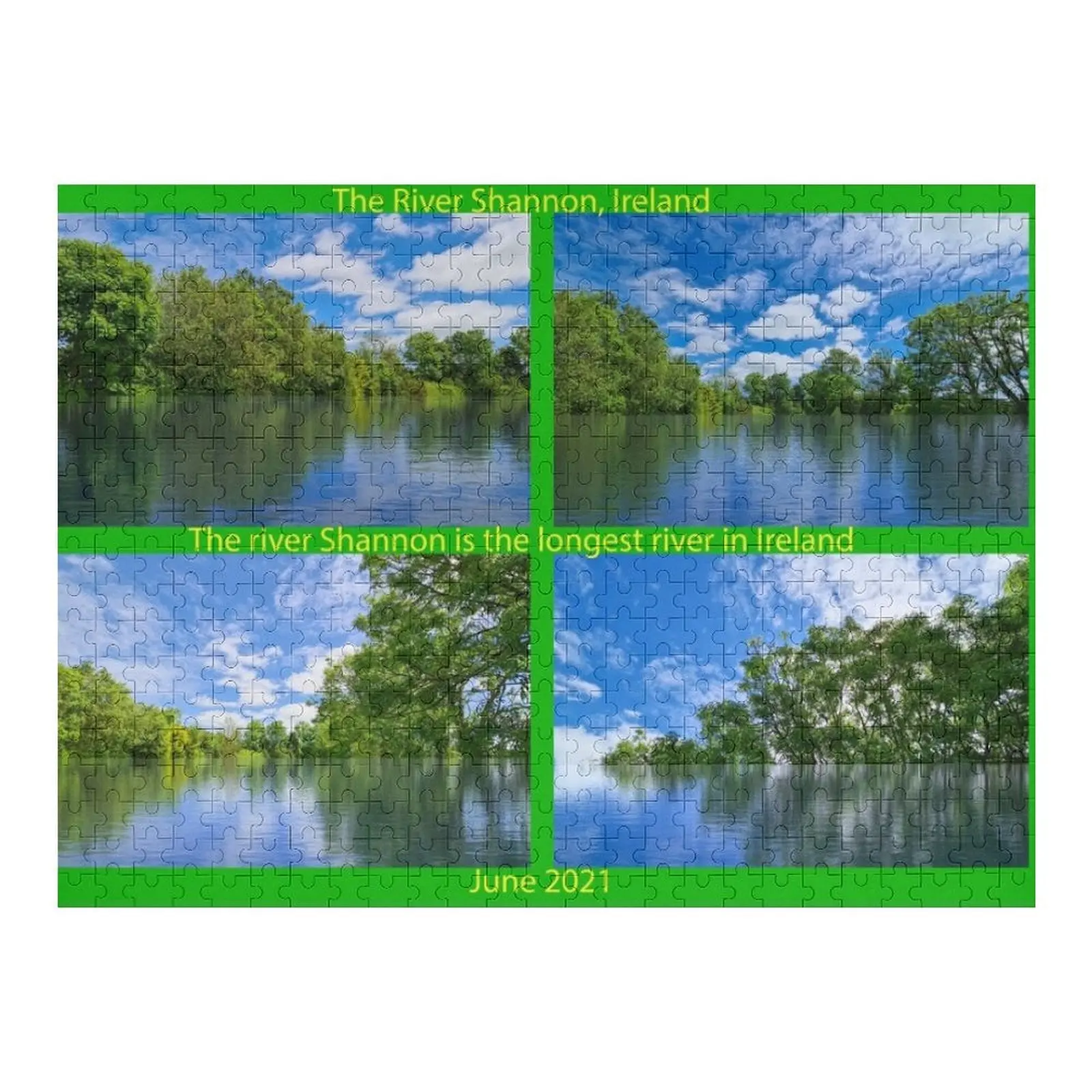 

The River Shannon, Ireland Jigsaw Puzzle Personalized Photo Gift Baby Wooden Personalised Puzzle