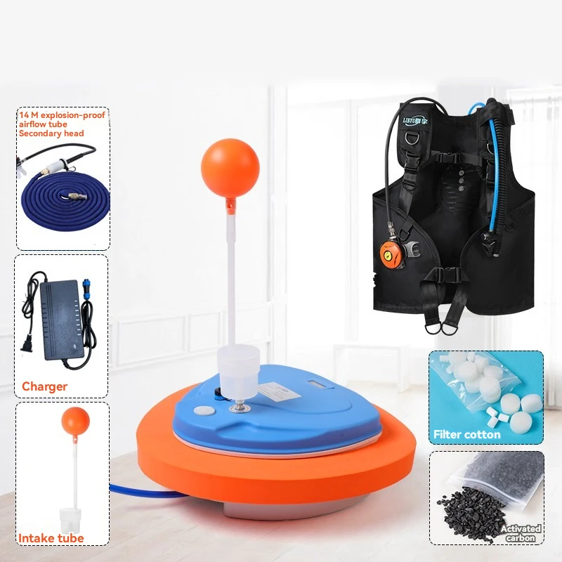 Scuba Diving Snorkel Equipment Trap Mobile Support Deepest To12M Time 3.5-5H Underwater Snorkel