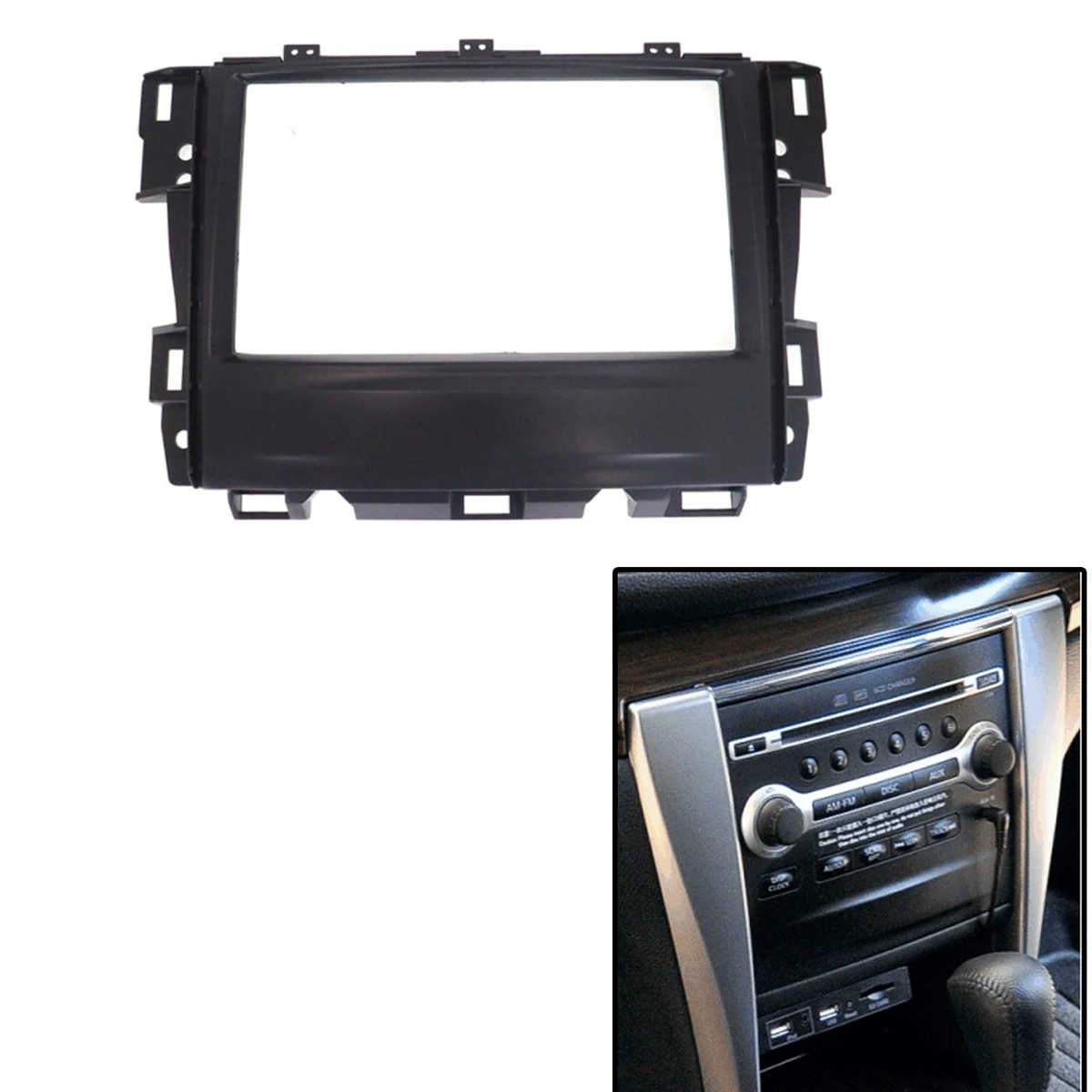 2 Din Car Radio Stereo Fitting Fascia DVD Player Installation Facia Dash Kit for NISSAN Teana