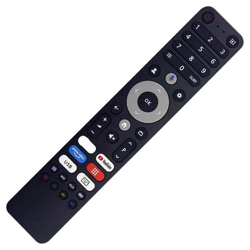 Compatible DEXP TV L32H7G L32H8CG U43H7C U55QG7L Remote Control Spare Part (No Voice)