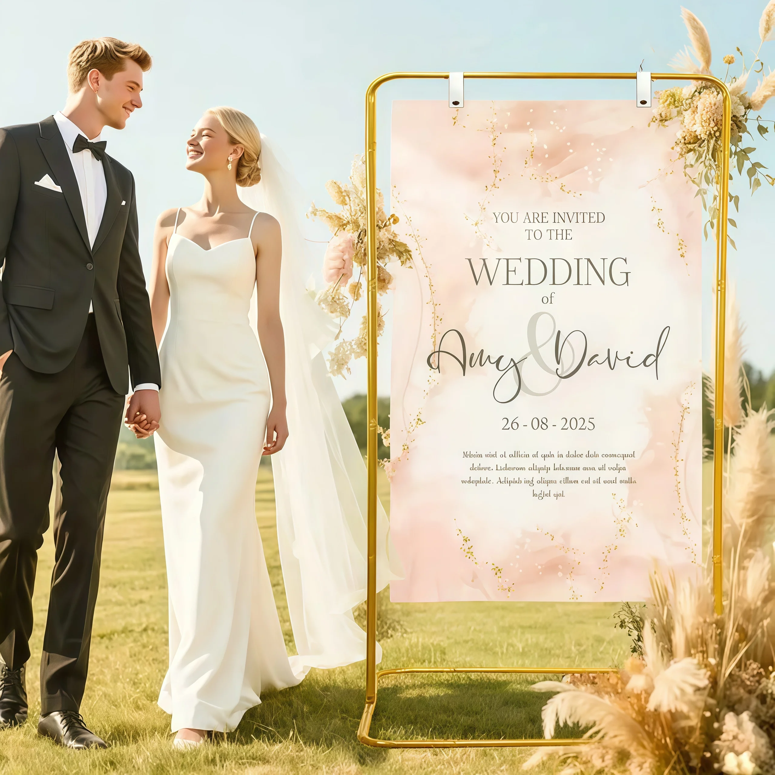 حامل عرض على شكل قوس مربع، مناسب لعرض مخطط جلوس الزفاف، وحامل إعلانات السوبر ماركت، وحاضر اجتماعات الشركات