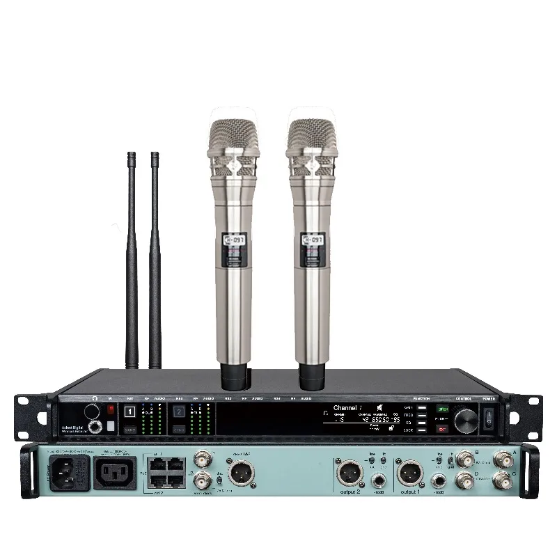 

Профессиональные беспроводные микрофоны-петлички AD4D Beta58a/KSM9/KSM8/KSM11 с цифровой системой для церковных выступлений и сценических представлений