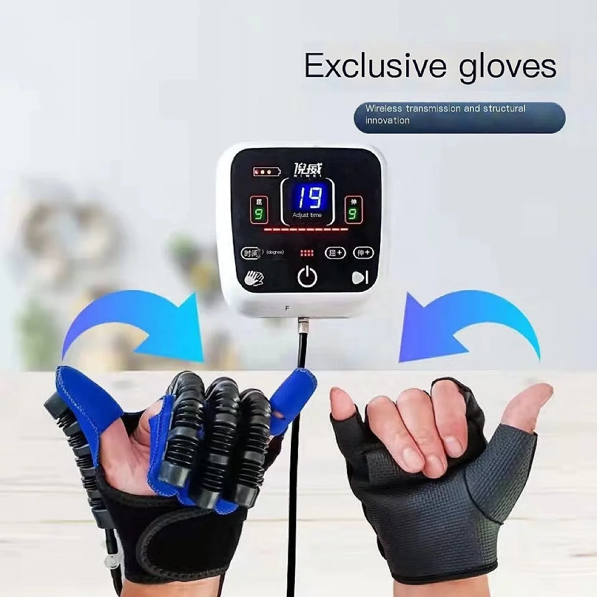 Hemiplegia Finger Trainer Rehabilitation Robot Gloves Braces & Supports Bone Care for Hand Training Rehabilitation Therapy