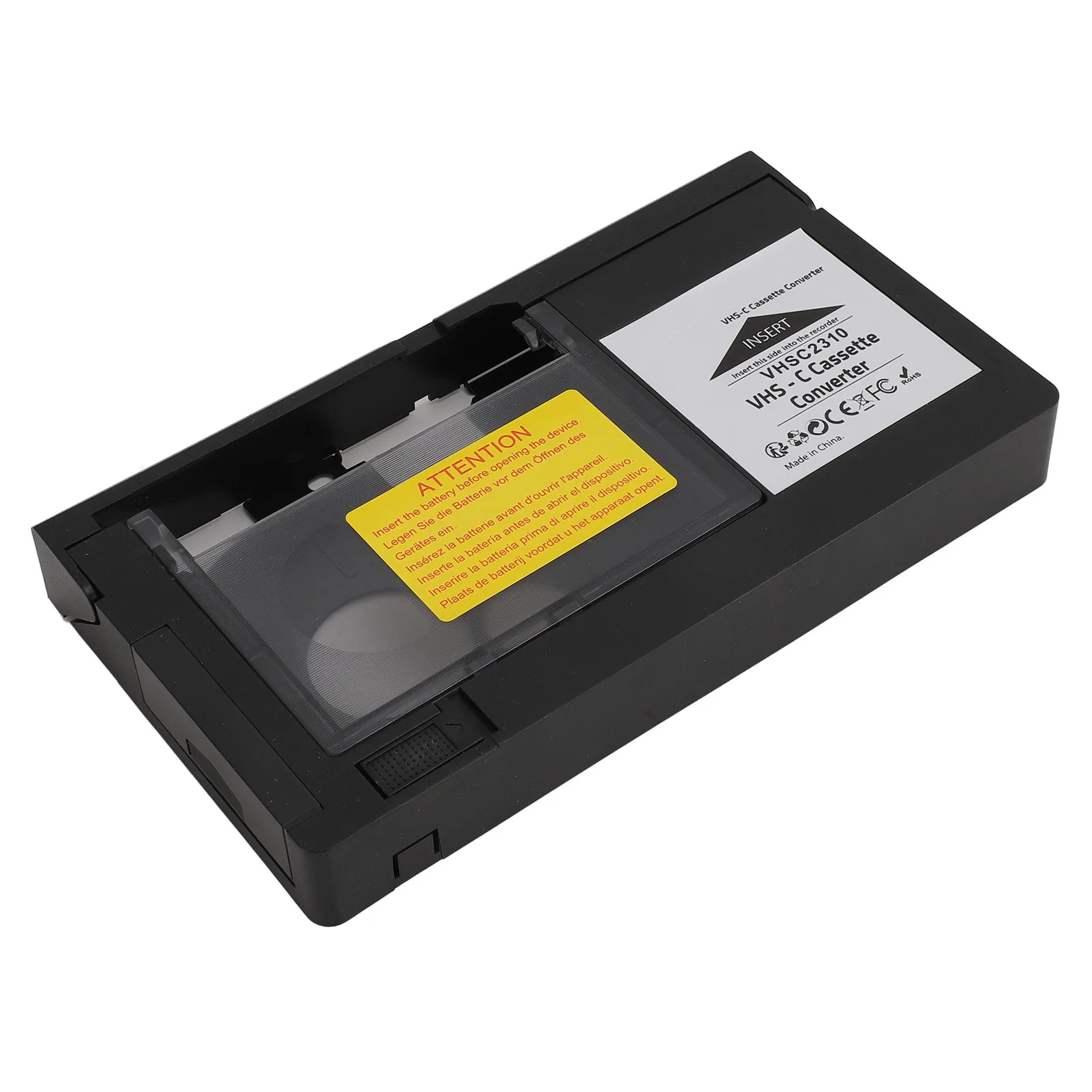Cassette Converter Battery Operated User Friendly Camcorders Cassette Adapter Playback Recording for S‑VHS‑C S‑VHS Tapes