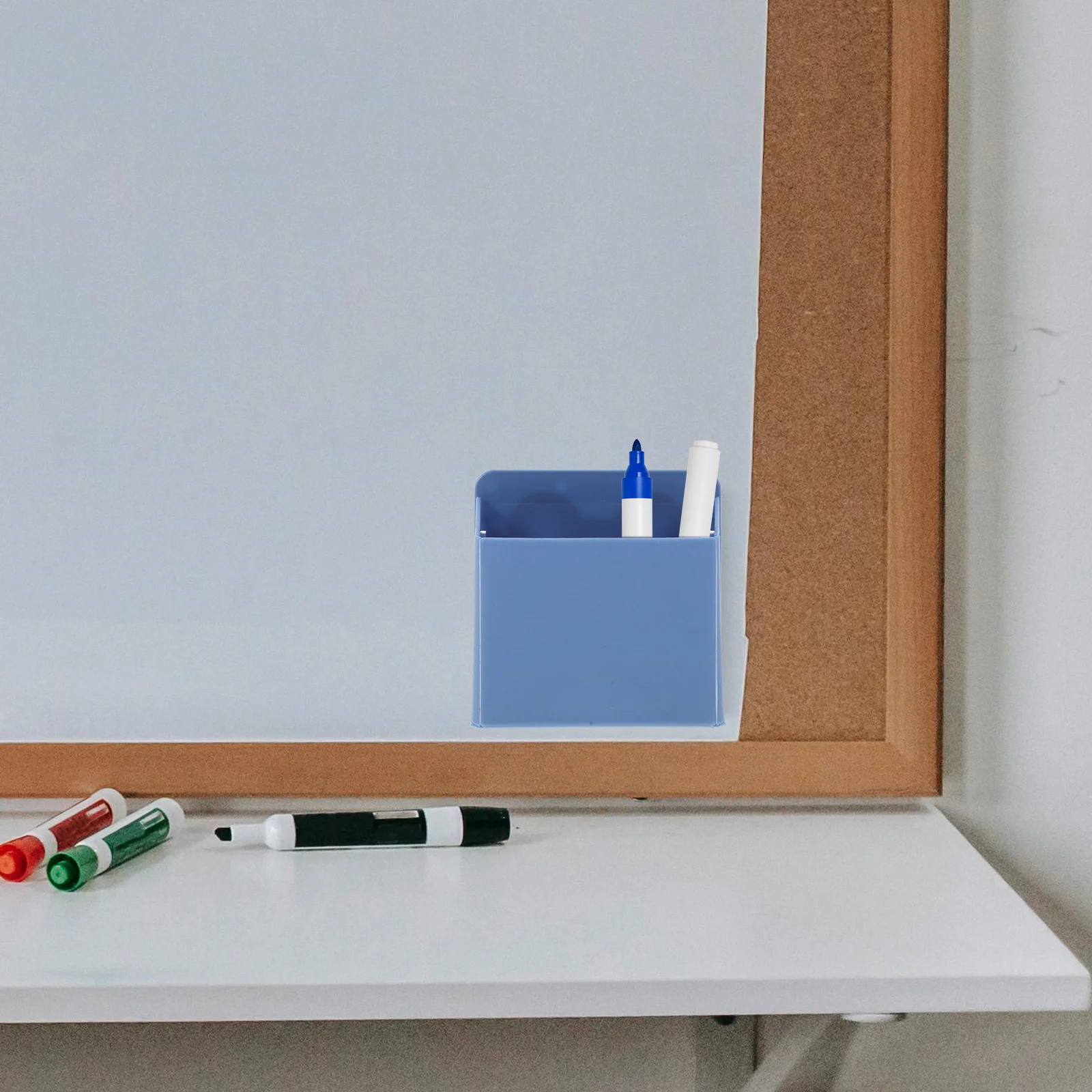 2 Buah Tempat Pena Papan Tulis Desktop Dudukan Ponsel Pria untuk Penanda Abs Alat Tulis Mobil