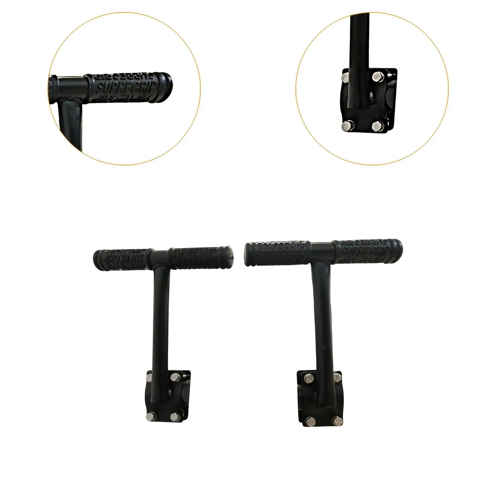 

2 Pieces Handlebar Extender Gift Fittings for Indoor Exercise Bike Replace Parts Professional Handlebar Height Increase Kit