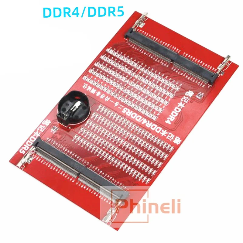 

Laptop/Desktop Motherboard Memory Slot DDR3/DDR4/5 Diagnostic Repair Analyzer Test SDRAM SO-DIMM Pin Out With LED Tester Card