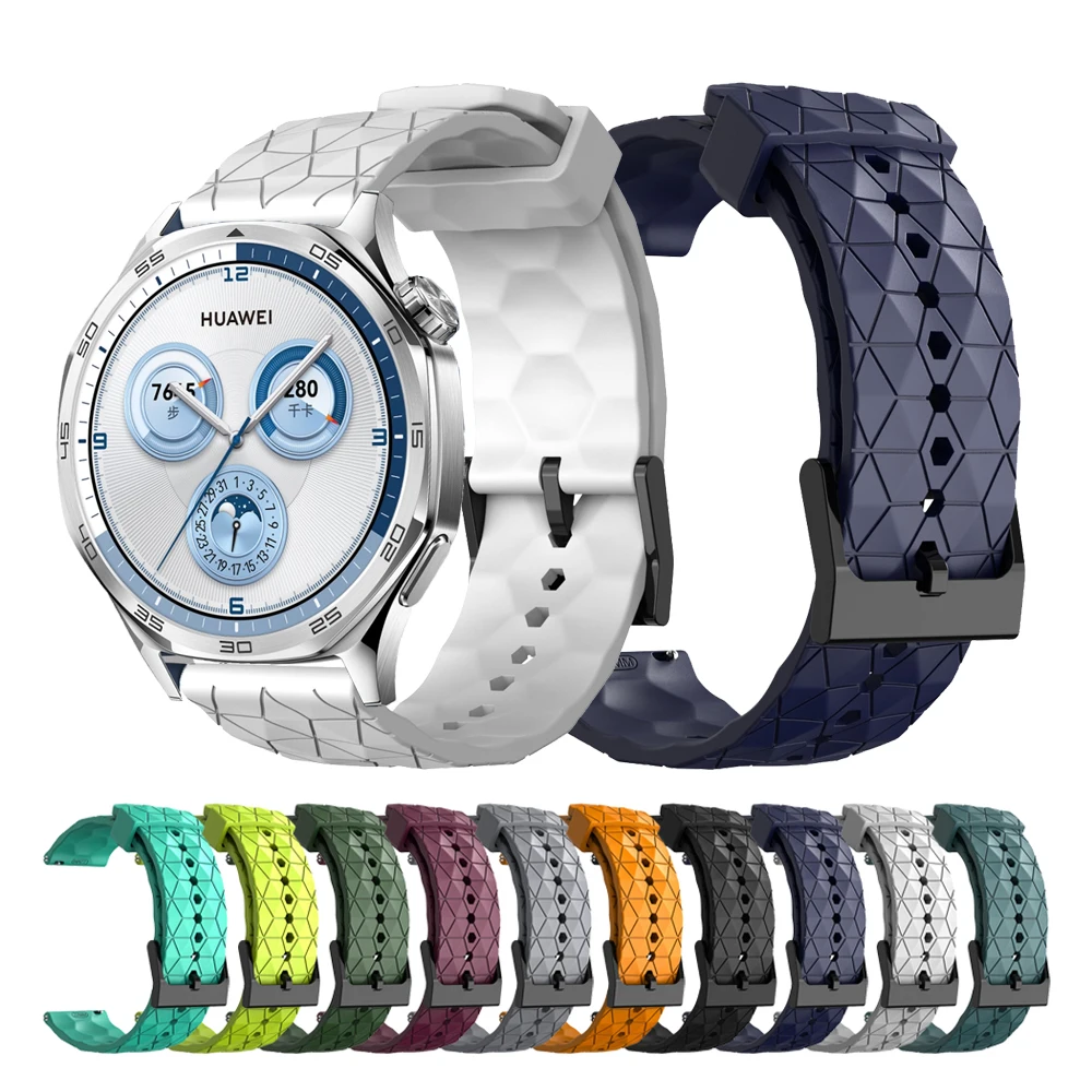 Силиконовый ремешок 20 мм 22 мм для HUAWEI WATCH GT 5 4 46 мм ремешок GT 3 2 46 мм 42 мм WATCH 4 3/HONOR Magic Watch 4 GS ремешок-браслет