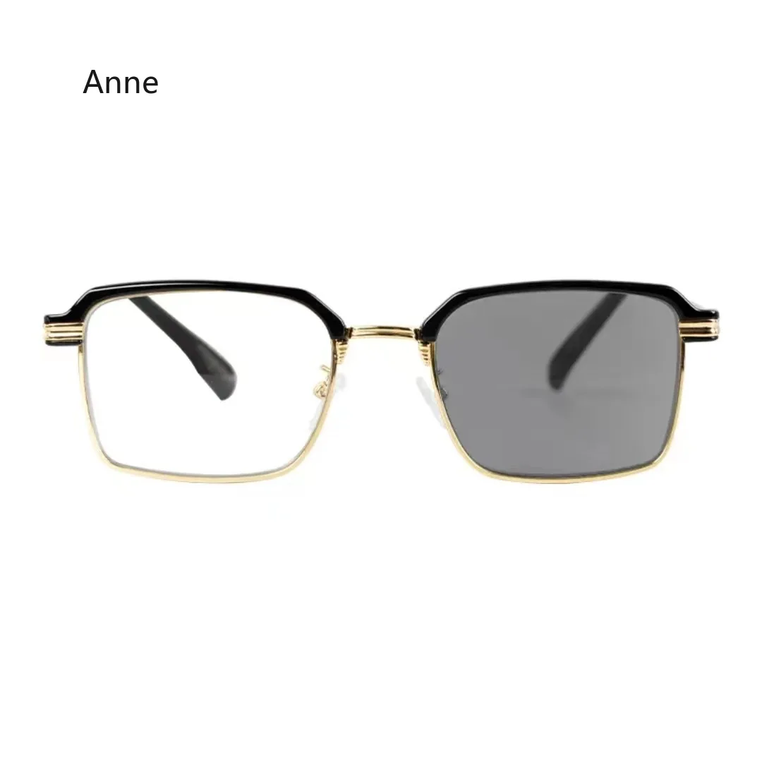 Gafas de lectura clásicas para hombre y mujer, lentes de sol de negocios, lentes para presbicia, sombra fotocromática, para personas mayores, + 1,0,