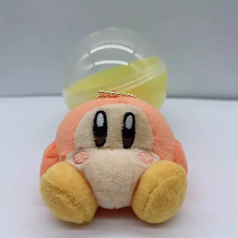 Kitan-Japão Gashapon Kirby Brinquedo Cápsula, Anime Bonito, Pelúcia Macia, Demondoll Rosa, Figura Saco, Chaveiro, Mini Presente