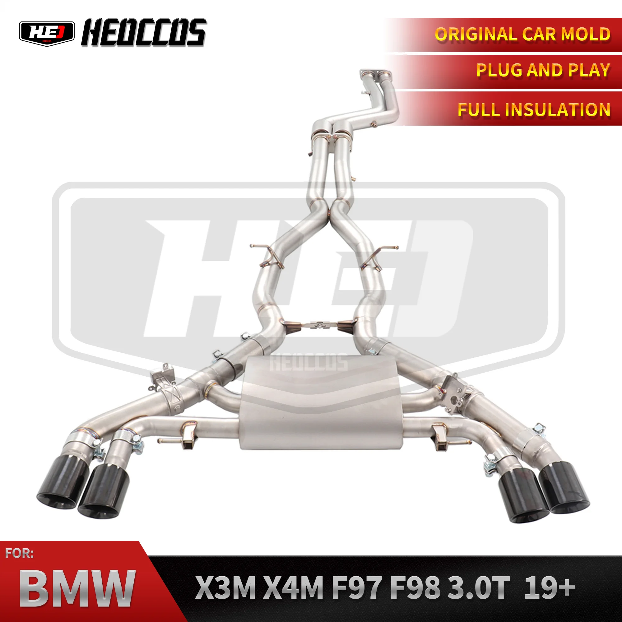 

HEO Performance Titanium Alloy Electronic Valve catback exhaust for BMW X3M F97 X4M F98 Exhaust