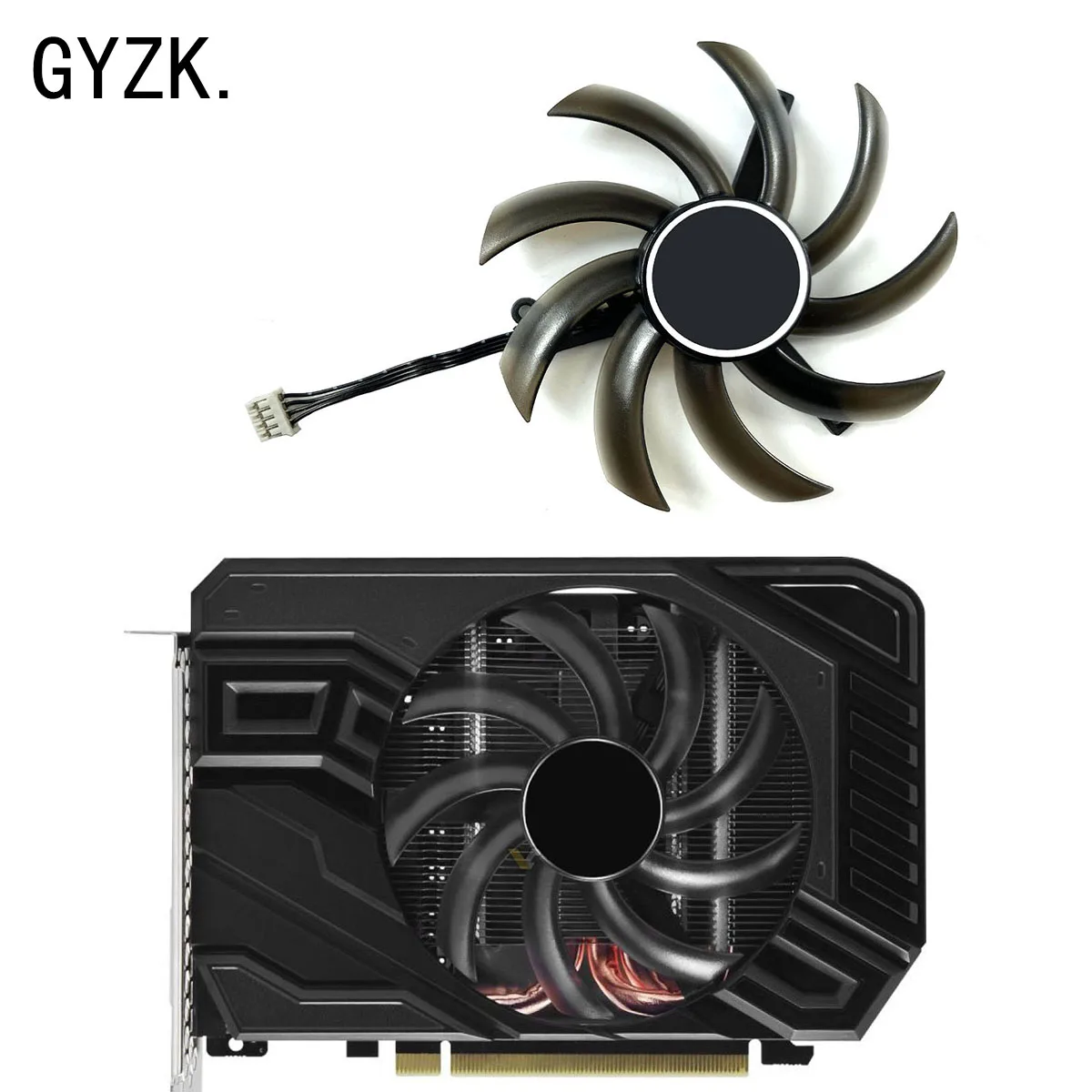 For PALIT GeForce RTX2060 GTX1660 1660S 1660ti StormX Graphics Card Replacement Fan TH1012S2H-PAA01
