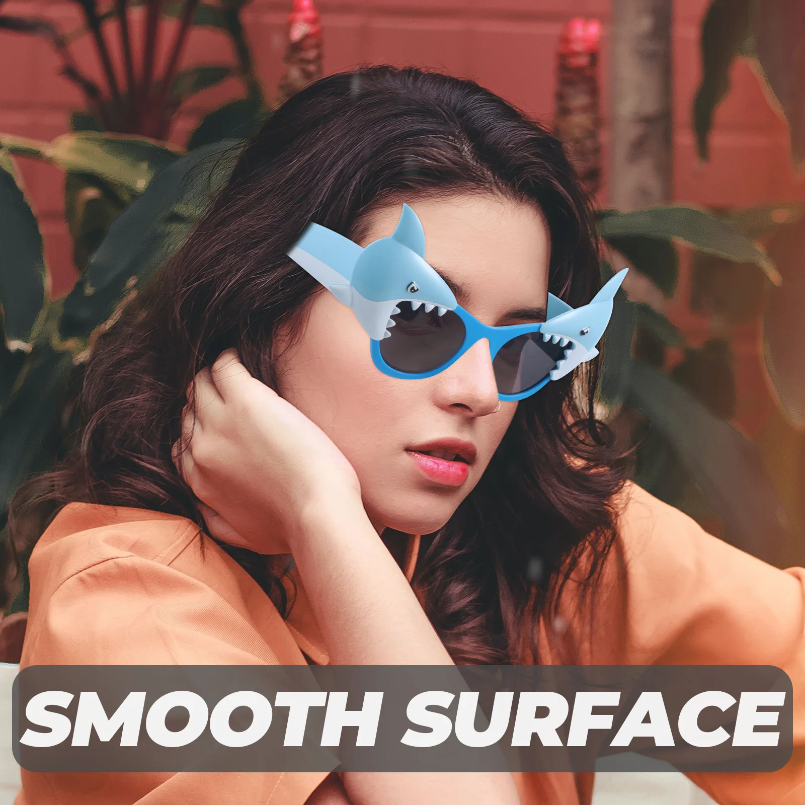 

2Pcs Creative Fashion Party Sunglasses ABS Material Novelty Eyewear Props for Photo Shoot Halloween Beach Birthday Gifts