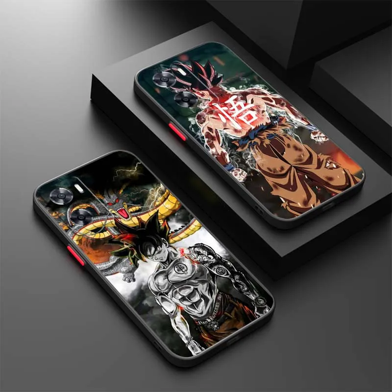 

Comics Logo D-Dragones B-Balls Phone Case For OPPO Find X3 X5 Lite Pro A98 A94 A93 A78 A79 A76 A58 A57 5G Frosted Translucent