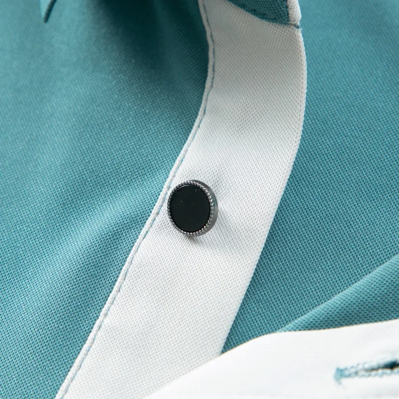 Luxusmarke Herren Bedrucktes Poloshirt Original Einfarbiges Lässiges Kurzarm-T-Shirt mit Kragen Sommer Neuer Trend Business Herrenmode – Detail 16